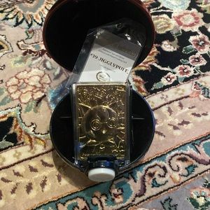 23 karat Gold Plated Pokémon Special Edition #39 Jigglypuff